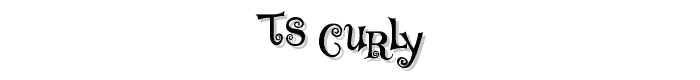TS Curly font